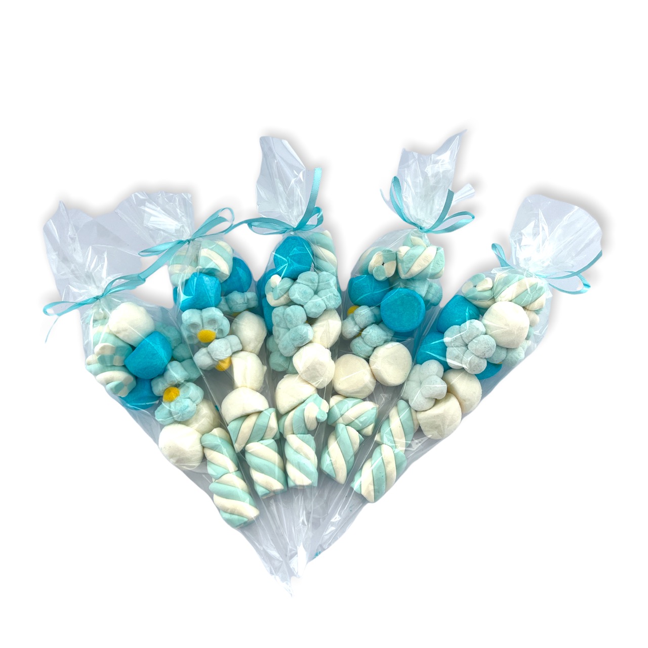 Cono Marshmallow Bianco Azzurro da 100g