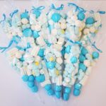 Cono Marshmallow Bianco Azzurro da 100g-0