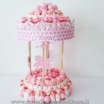 Giostra con cavallini Rosa-0