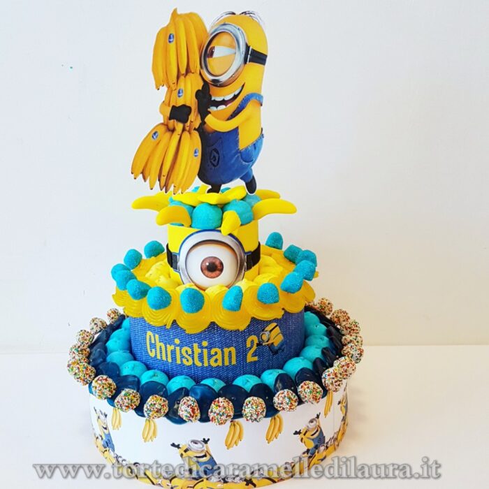 Torta Minions 3 piani-0
