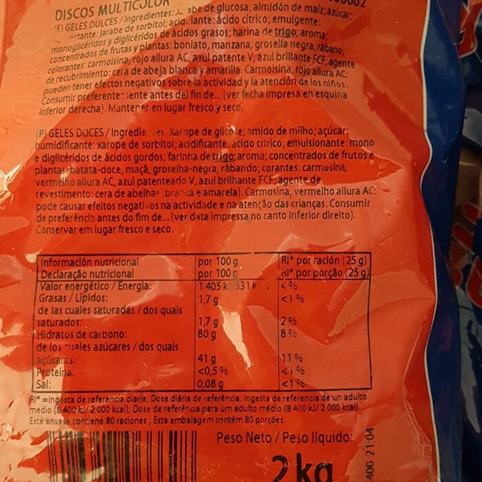 Haribo Rotelle Colorate 2 Kg-875