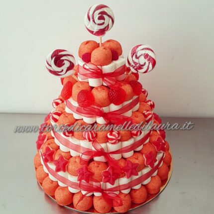 Lollipop Cake Red-0