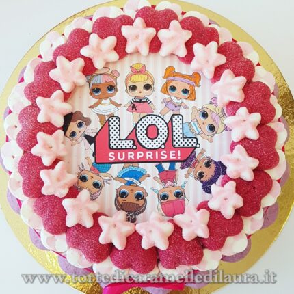 Torta Lol Surprise diametro 25 cm -0