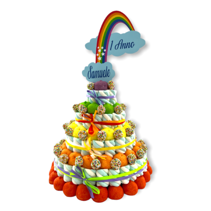 Torta Arcobaleno 4 Piani