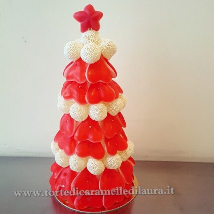 Albero di Natale Cuori Rossi -0