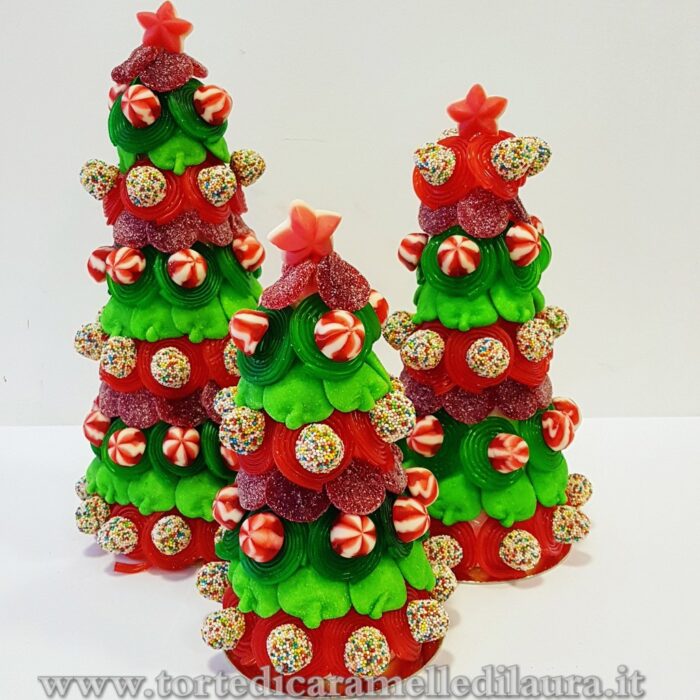 Albero di Natale Rotelle H 25 cm-0