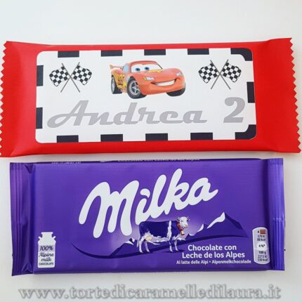 Tavoletta di Cioccolato Milka da 100g Cars-0