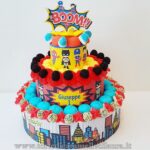 Torta Baby Super Eroi 3 Piani-0