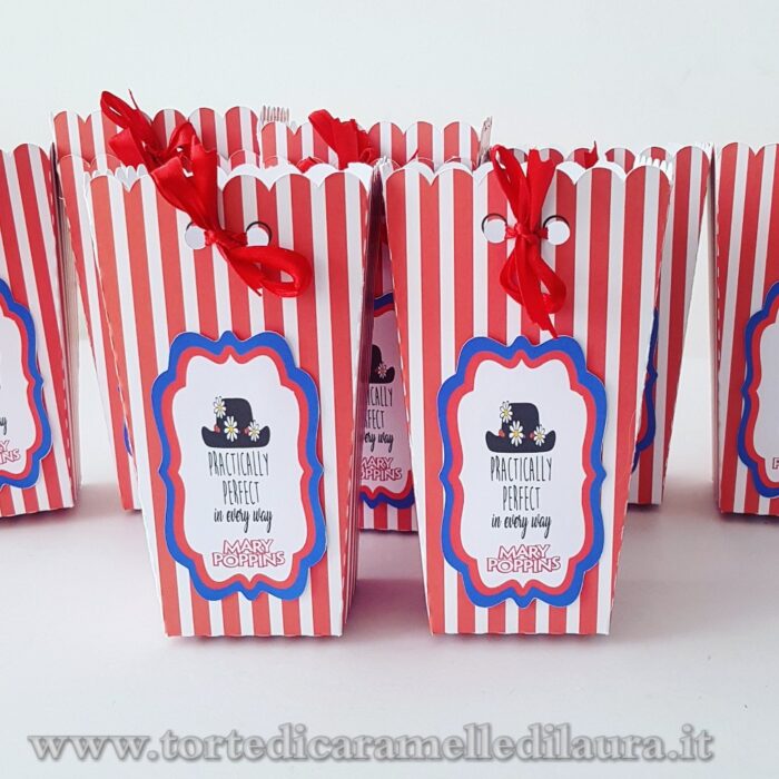 Box Porta Popcorn Caramelle Mary Poppins -0