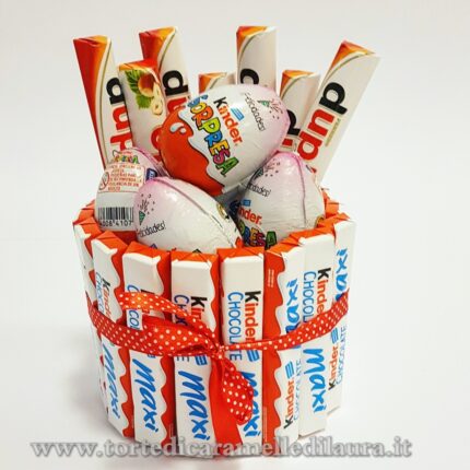 Torta Kinder 35 pezzi-0