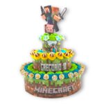 Torta Minecraft  3 Piani