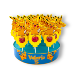 Base con Chupa Chups Pikachu Pokemon