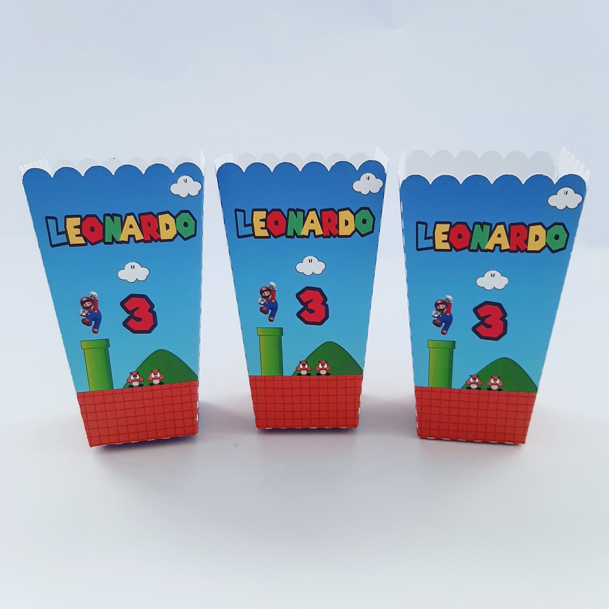 Box Porta Popcorn Caramelle Super Mario