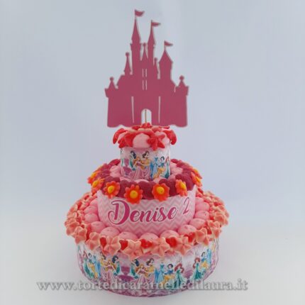 Torta Principesse Disney 3 Piani-0