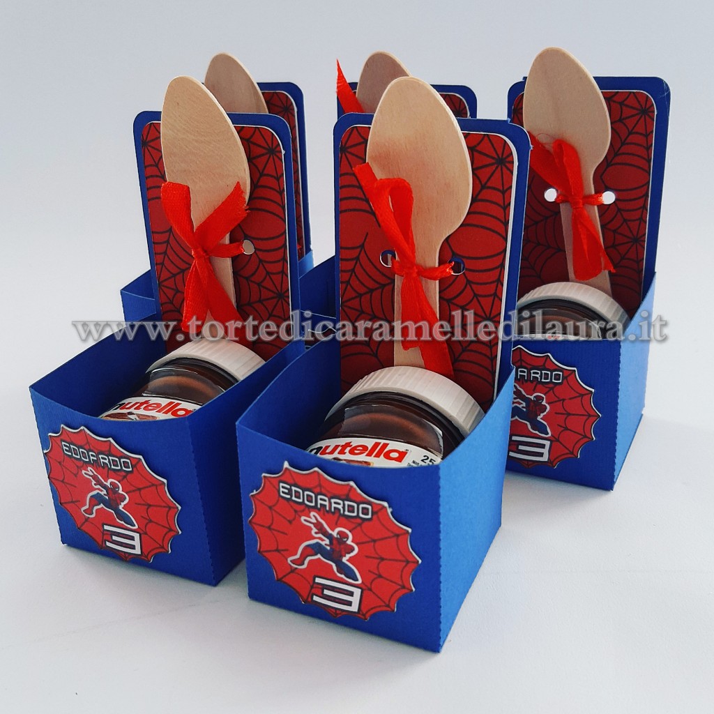 Box Nutella cucchiaino Spiderman