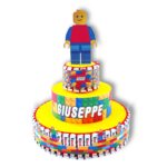 Torta Barrette kinder Lego
