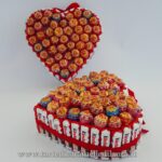 Torta Cuore Kinder e Chupa chups -0