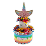 Torta Unicorno  25 Kinder e 25 chupa chups