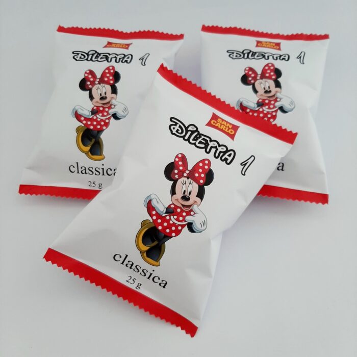 Patatine San Carlo 25g Minnie fiocco rosso -0