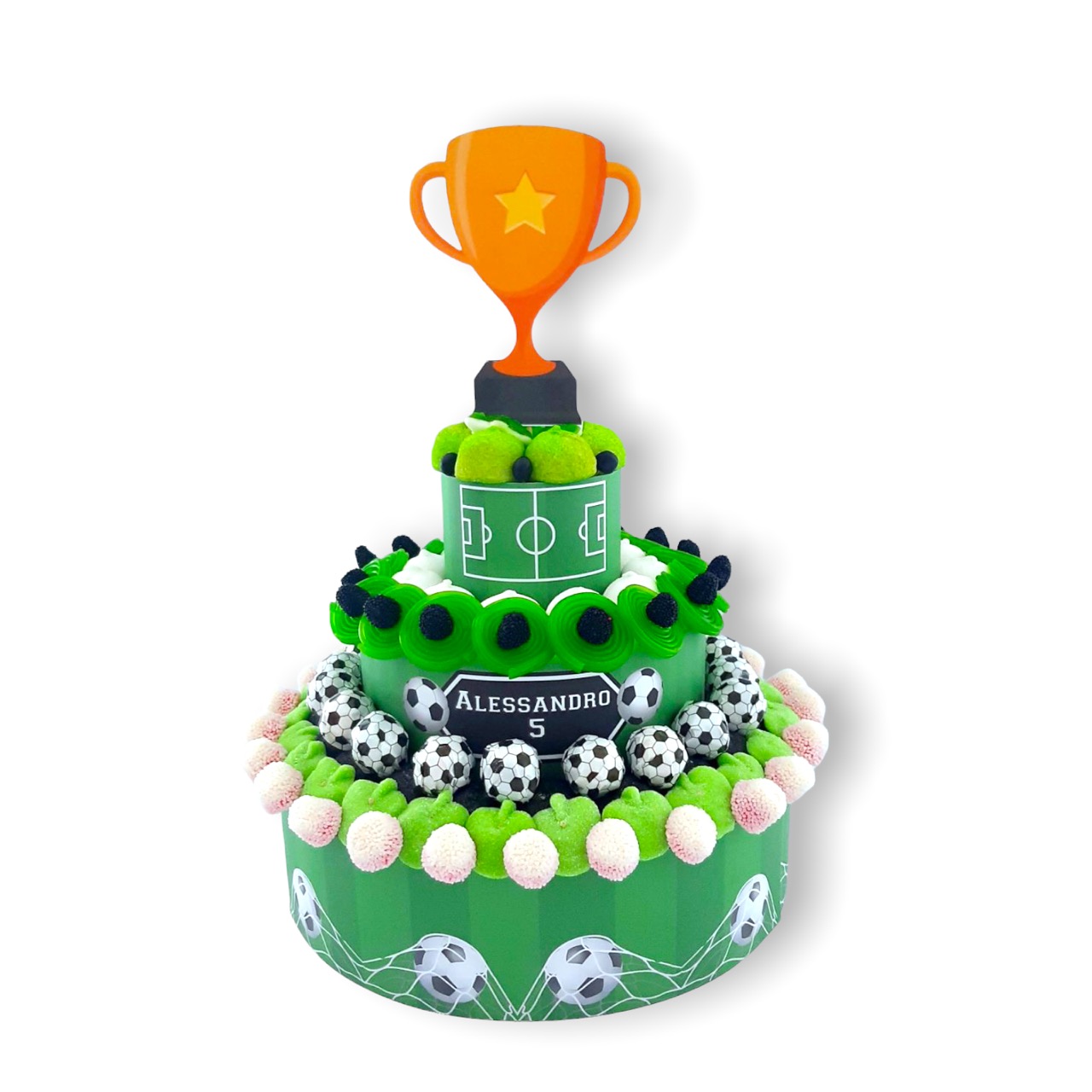 Topper torta calcio calcio, calcio calcio tema compleanno, calcio