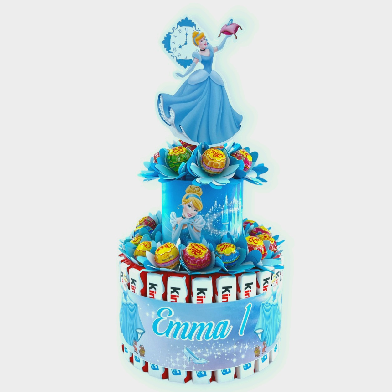 Torta Cenerentola 25 Kinder 25 Chupa Chups » Torte di Caramelle di Laura