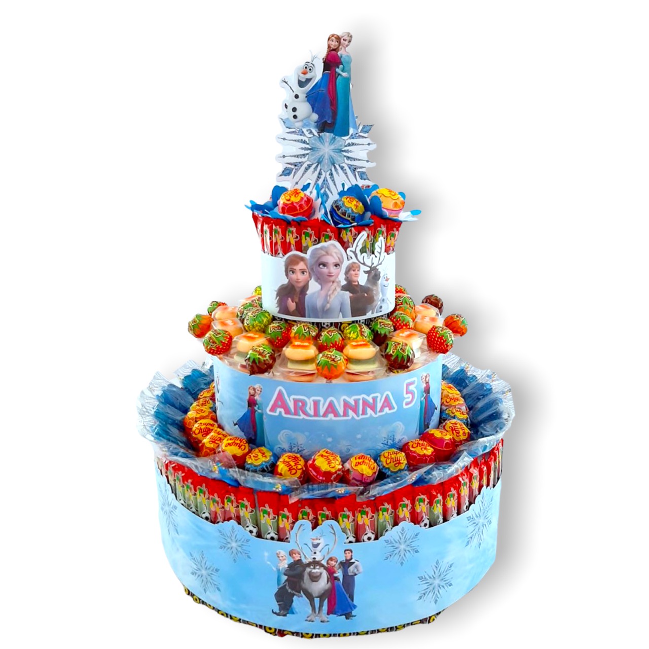 Party kit tema Frozen per il terzo compleanno di Aurora