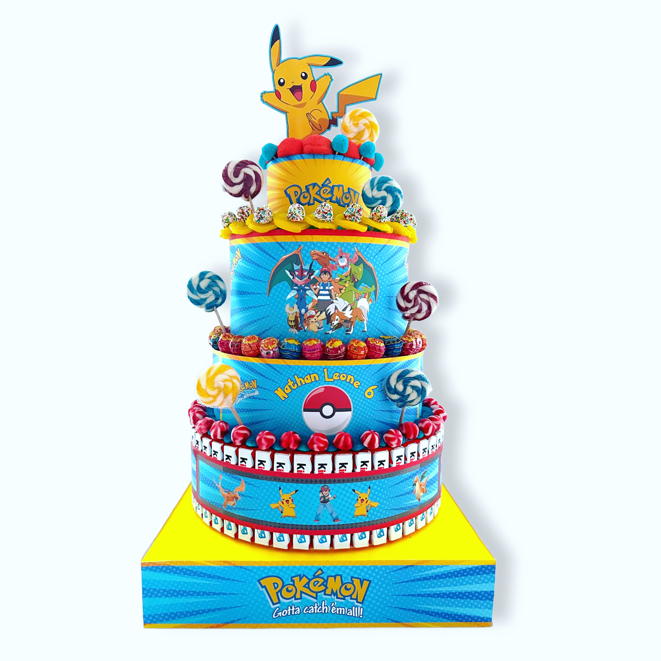 Bambini  Festa di compleanno pokemon, Arte per torte, Torta pokemon