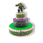 Torta barrette di cioccolato Hulk