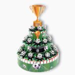 Torta barrette di cioccolato e Lecca Lecca Calcio