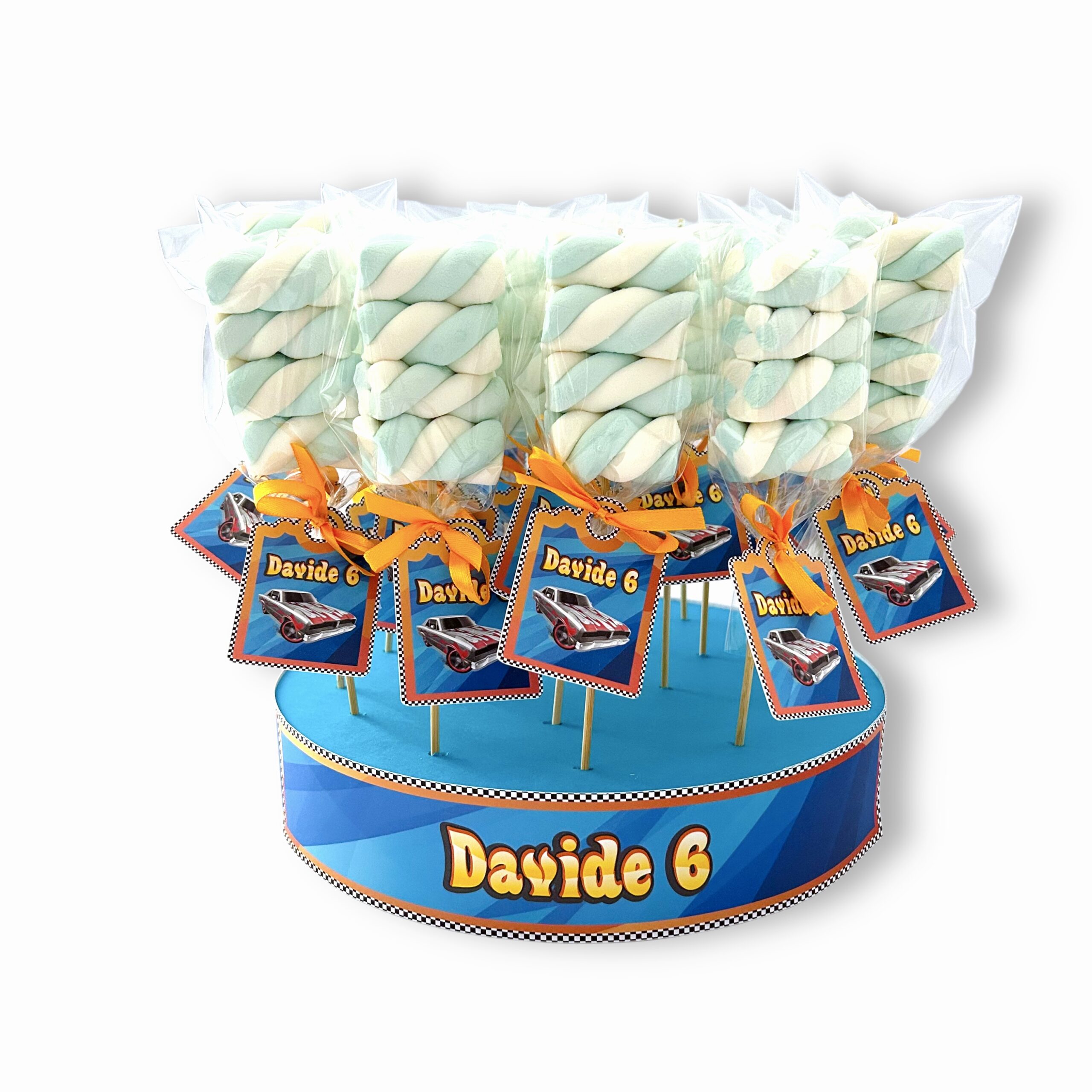 Spiedini Marshmallow Hot Wheels » Torte di Caramelle di Laura