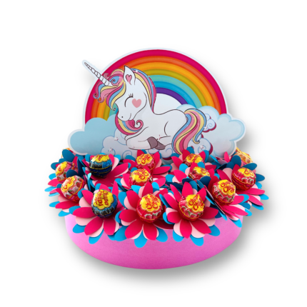 Chupa Chups Unicorno Rainbow  Fiori