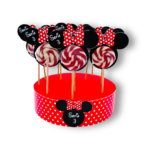 Lecca lecca Minnie Fiocco Rosso