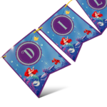 Festone Bandierine Ariel La Sirenetta
