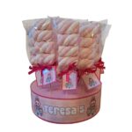 Spiedini marshmallow Labubu rosa