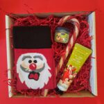Box con calze di Natale