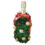 Bottiglia con cioccolatini albero Natale