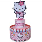 Torta barrette di cioccolato Hello Kitty