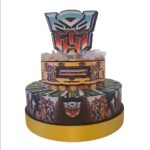 Torta Transformers 20 Merendine e 20 Succhi di Frutta