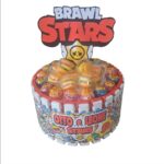 Torta Braw Star barrette cioccolato e caramelle
