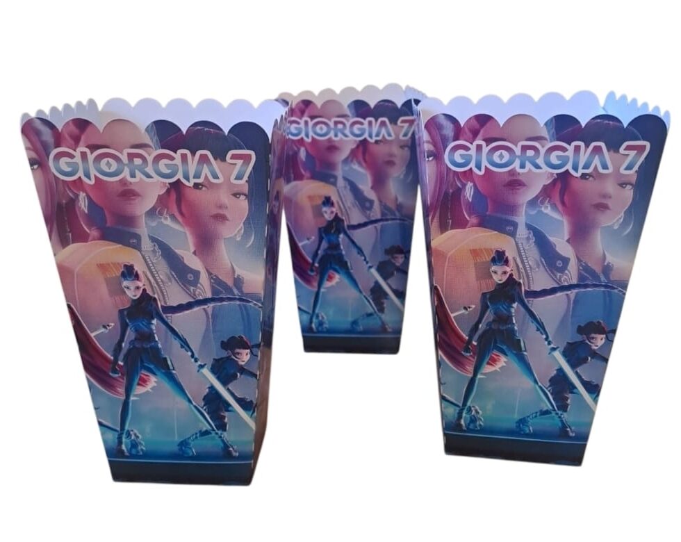 รฒ Box Porta Popcorn Caramelle Huntrix K-Pop - immagine 1